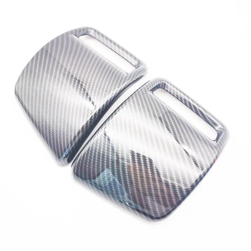 Carbon Fiber Style Rear Tail Light Cover Decoration For Dodge Ram 1500 2019-2021