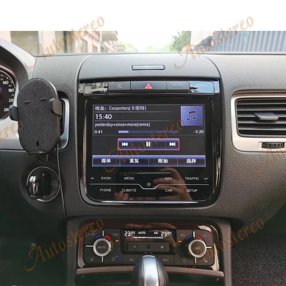 For VW TOUAREG Dynaudio 2010-2019 Android 10.0 6+128 Car DVD Player Multimedia Player GPS