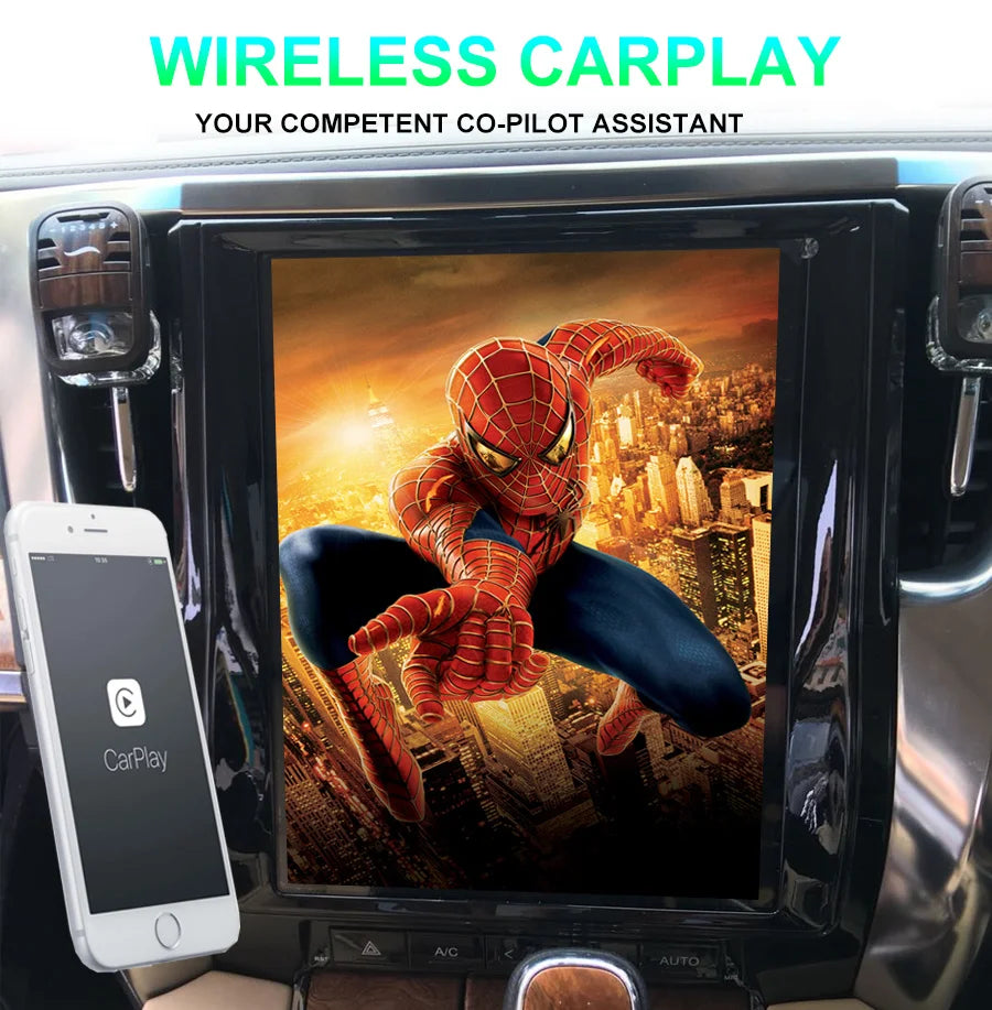 12.1" For Toyota Alphard Vellfire 30 2015 -2020 Android 14 Car Radio Multimedia Video Play