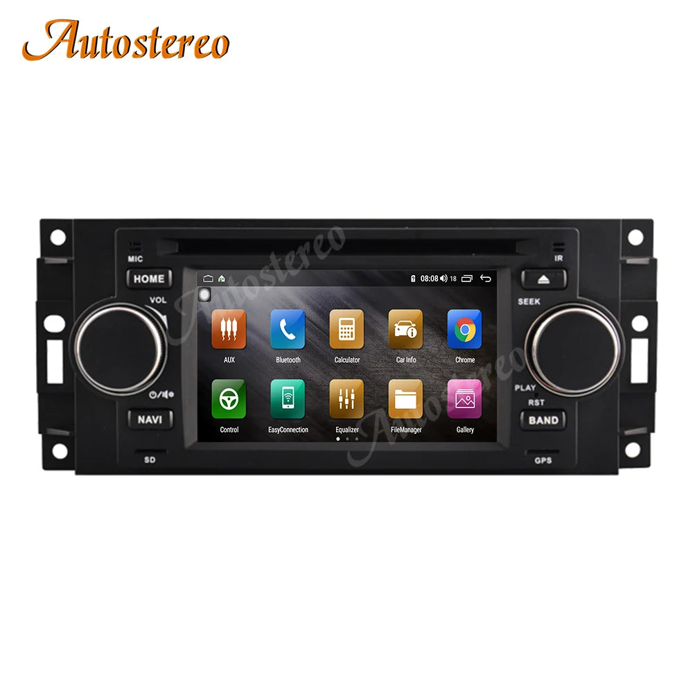 128GB Android 13 Car DVD Player Multimedia Player GPS Navigation For JEEP Grand Cherokee 2