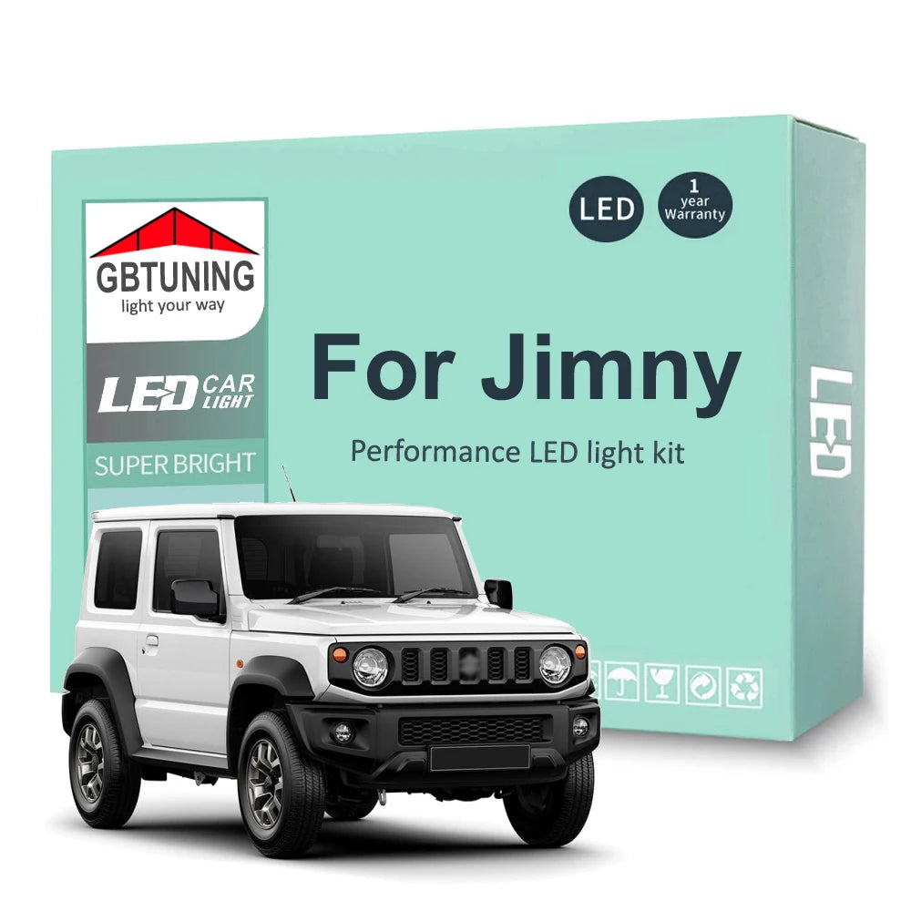 LED Interior Light Kit for Suzuki Jimny 1981-2015 - Canbus Dome Map Door Trunk Bulbs | AUTOKITSHOP
