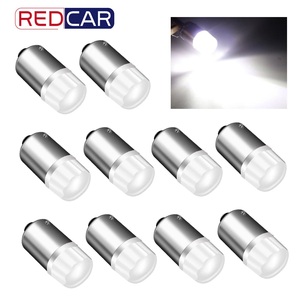 10-Piece LED Interior Light Kit for BA9S T4W H6W - Canbus Error-Free Interior Bulbs