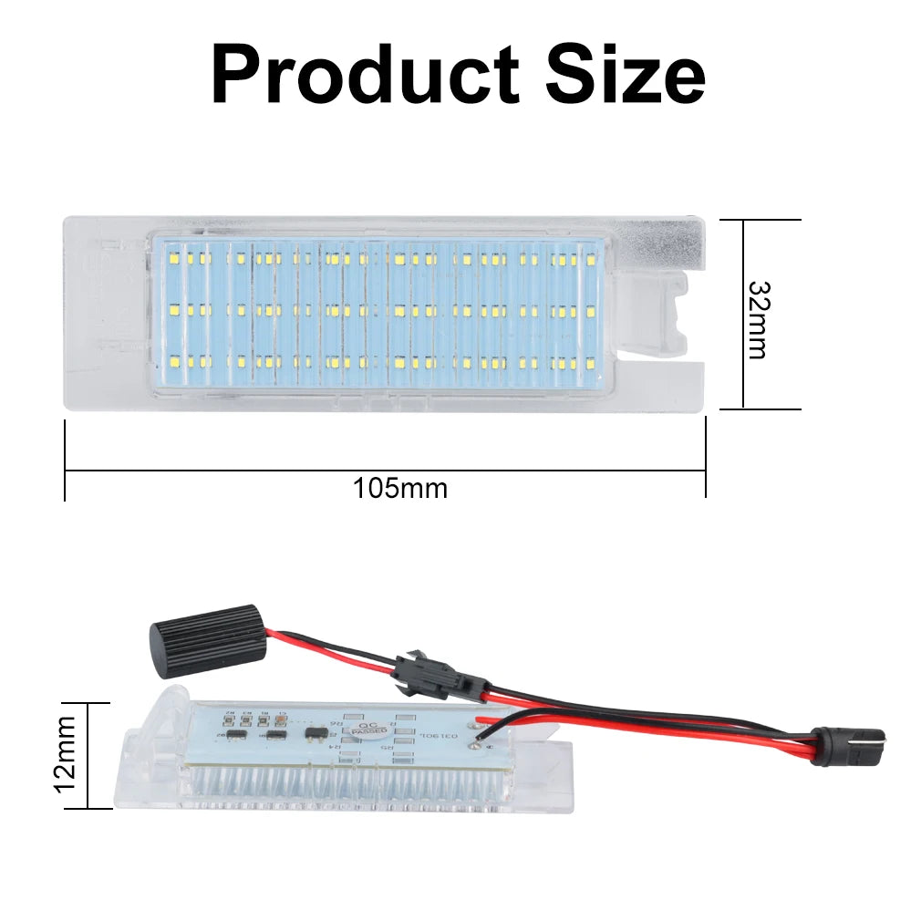 Canbus Car LED Number License Plate Light for Opel Zafira B Astra H Corsa D Insignia Corsa