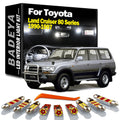 BADEYA 16X Canbus Car LED Interior Light Kit For Toyota Land Cruiser 80 Series 1990 1991 1