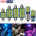 T10 Led W5W Led bulb C5W BA9S T4W Led Canbus Festoon C10W 31/36/39/41MM Led Warm White Fes
