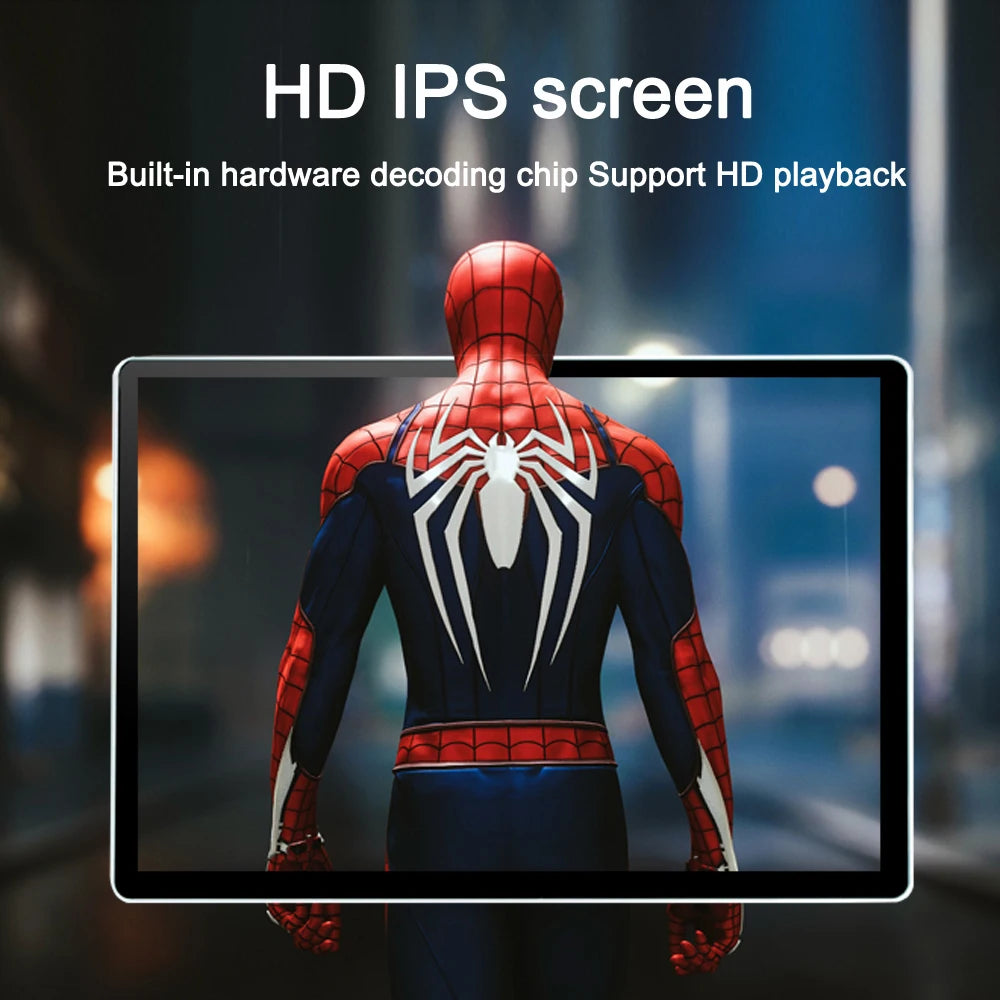 10 Inch Android 14 Car Headrest Monitor 1080 P HD 1080P Video Touch Screen WIFI/Bluetooth/