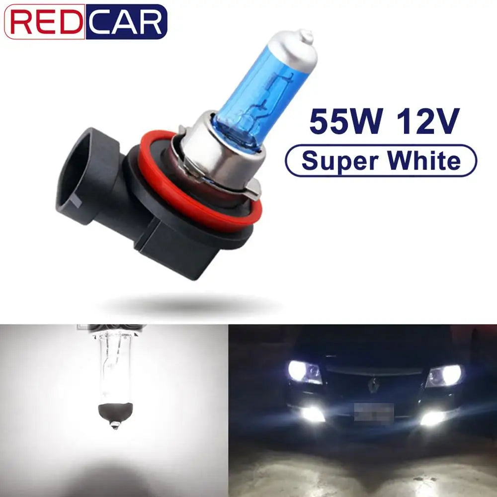 12V 55W H8 Halogen Bulb H9 H11 Led Headlight Super White 6000K Auto Lamp Car HeadLight Lig