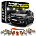 LED Interior Light Kit for Peugeot B9 K9 - Canbus Error-Free Interior Bulbs