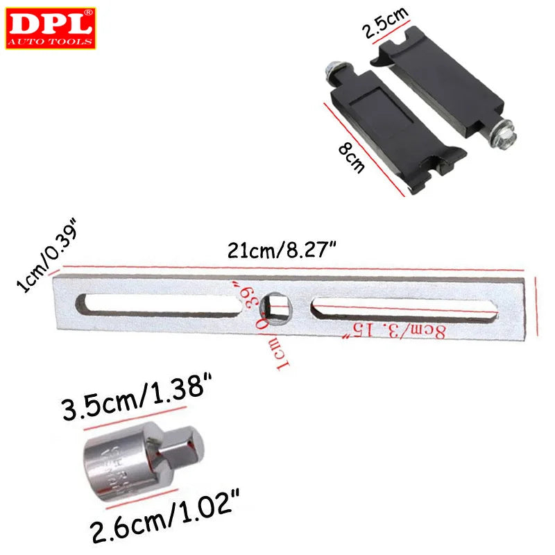 Good Quality Fuel Pump Lid Tank Cover Remover Spanner Wrench Tool For Mercedes-Benz/BMW/Audi/VW - Automotive LED Light