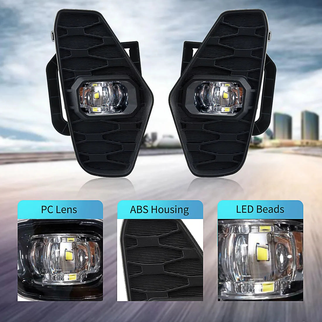 Fog Lamp LED Daytime Running Light Daylight For Nissan Navara 2020 2021 NP300 Nueva Faceli | AUTOKITSHOP