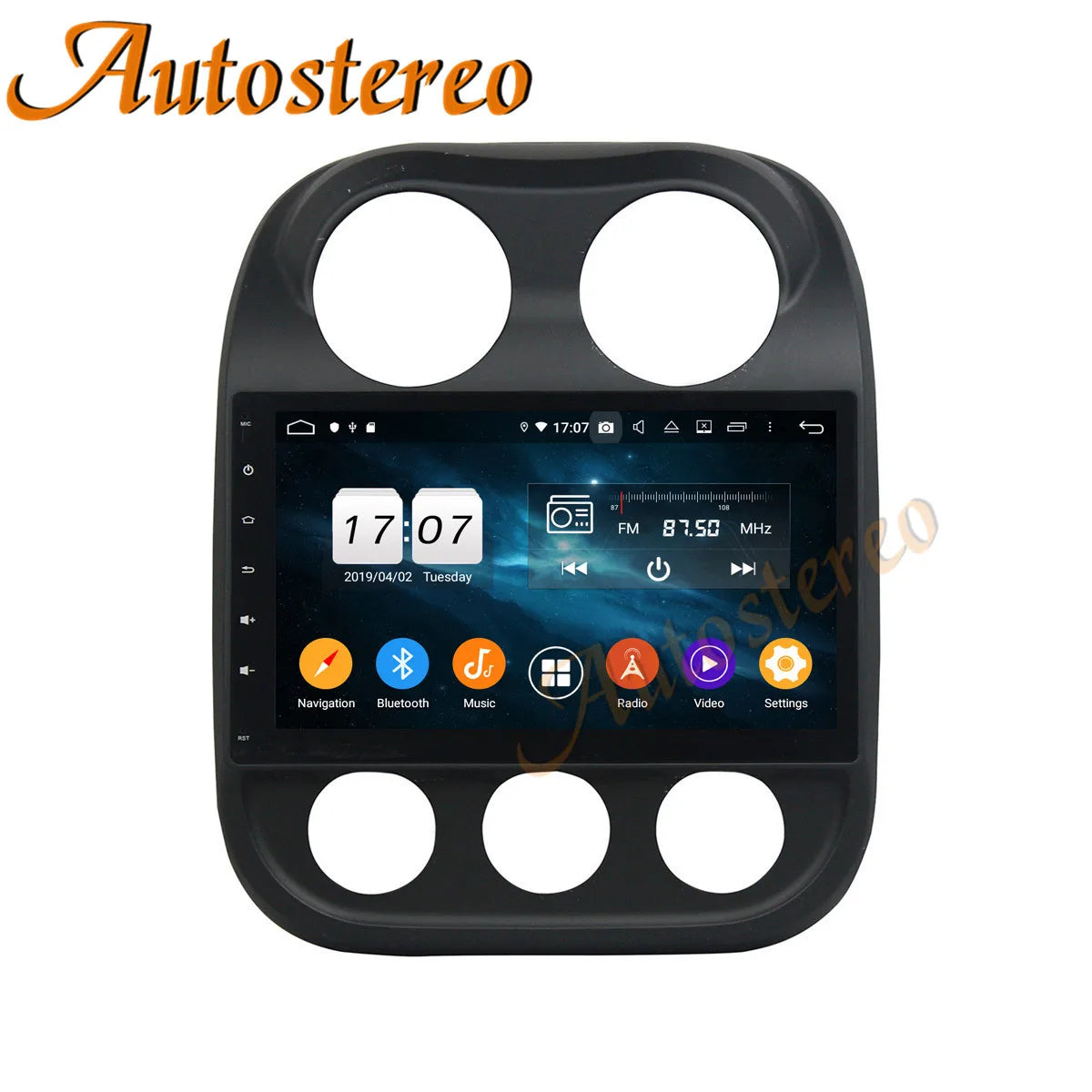 HD Android 13 Car No DVD Player GPS Navigation For Jeep Compass 2009-2015 Car Multimedia P