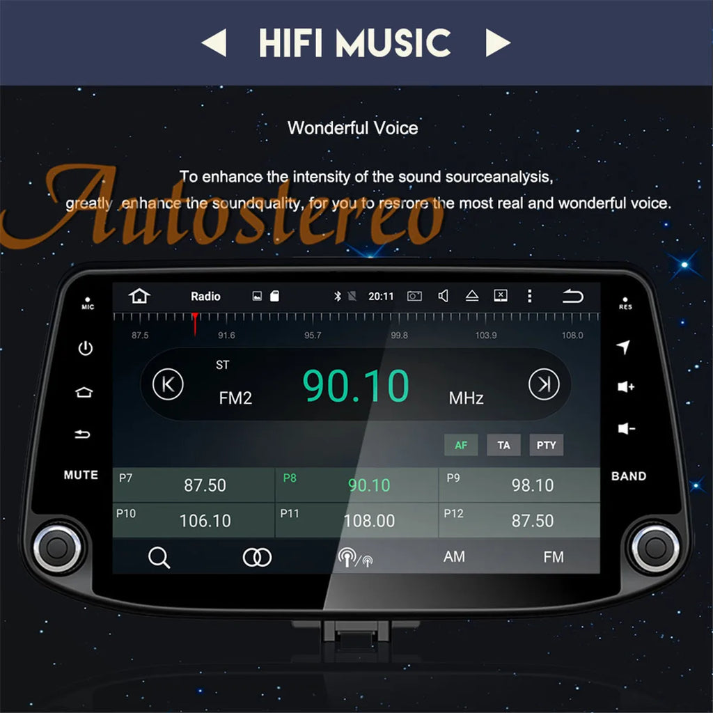 Carplay 4G Android 13 GPS Navigation For Hyundai I30 2017 2018 2019 Auto Radio Head Unit M