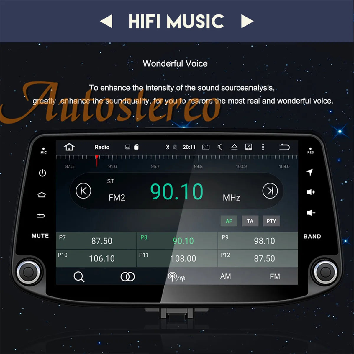 Carplay 4G Android 13 GPS Navigation For Hyundai I30 2017 2018 2019 Auto Radio Head Unit M
