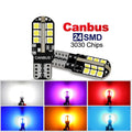 2-Piece LED Interior Light Kit for WY5W W5W T10 - Canbus Error-Free Interior Bulbs