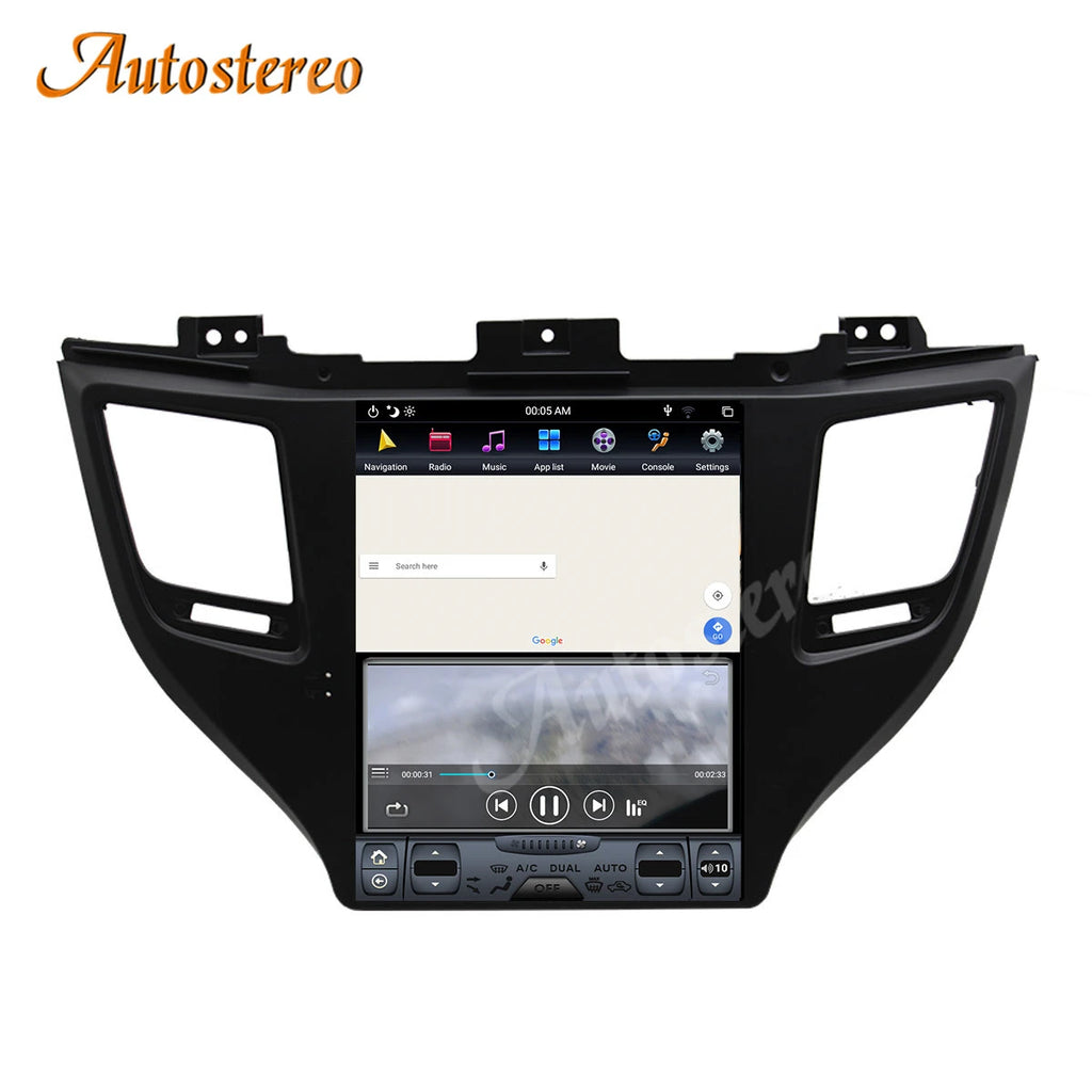 Carplay Android 13 Car Multimedia Player GPS Navigation For Hyundai Tuscon 2015-2019 Car S