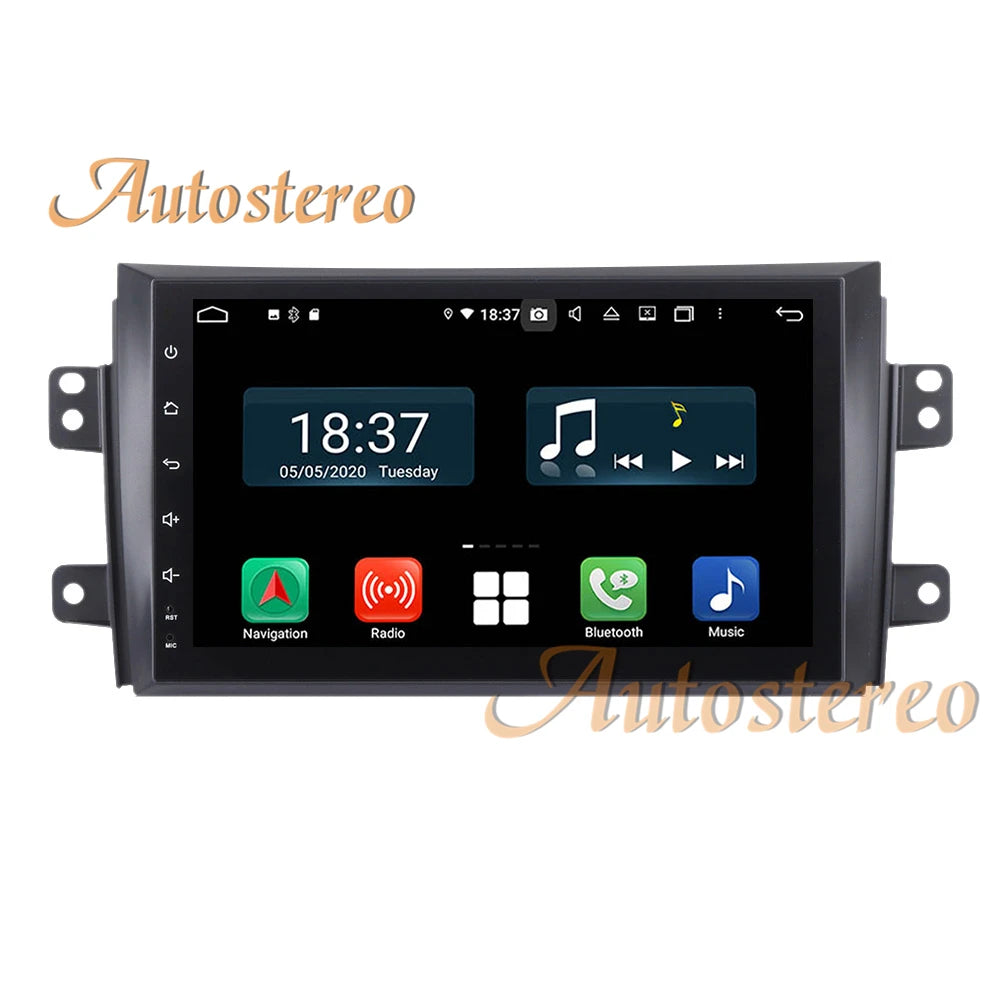 Auto Stereo Android 13 Car GPS Navigation for SUZUKI SX4 2006-2012 Head Unit Multimedia Pl