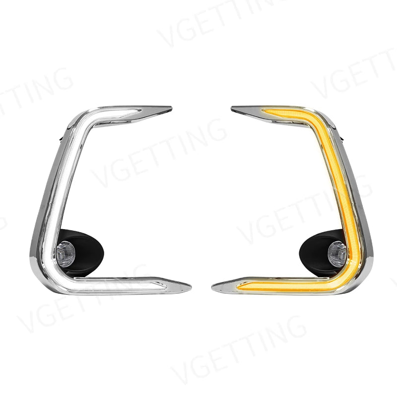 Chrome Trim Day Daytime Running Lights DRL for Toyota Corolla 2021 LED Levin 2019 2020 Fog | AUTOKITSHOP