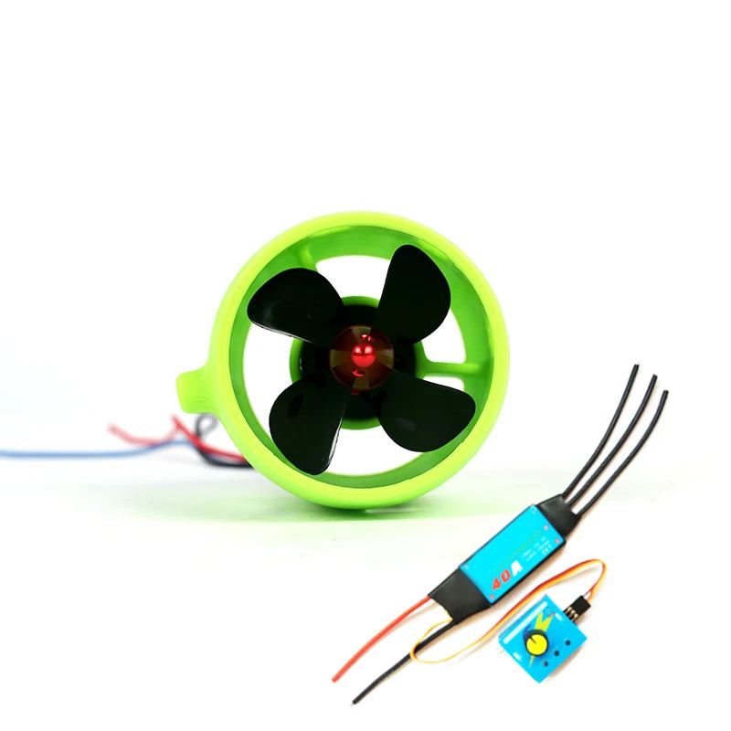 DC 12V~24V Electric Turbine Power 4 Blade Underwater Thruster CW CCW Propeller 3-phase bru