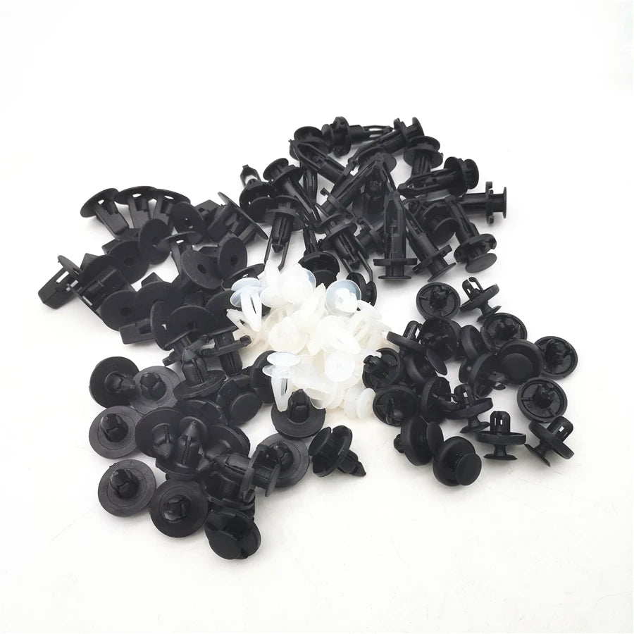 100pcs/lot Trim Panel Clips Bumper Fender Rivets Fastener For Toyota Lexus
