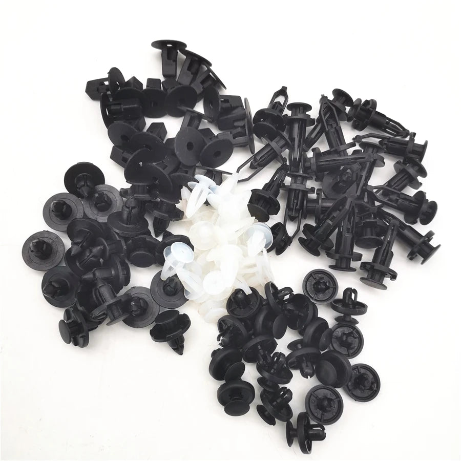 100pcs/lot Trim Panel Clips Bumper Fender Rivets Fastener For Toyota Lexus