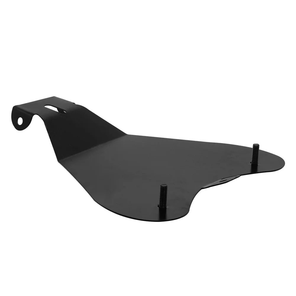 Motorcycle Black Solo Seat Baseplate Bracket Mounting Holder Kit Base Plate Brackets Support Hol - Automotive LED Light