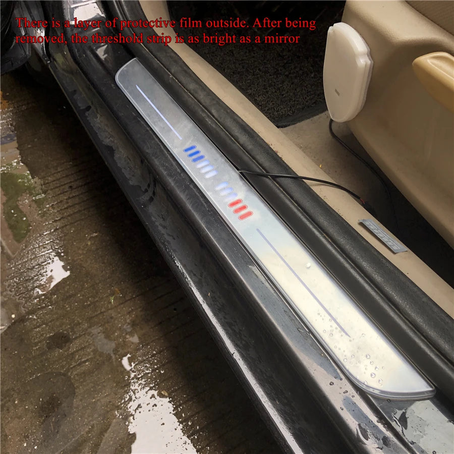 550*45mm Car LED Flowing Welcome Light - Front Sill Pedal Pathway Scuff Lamp