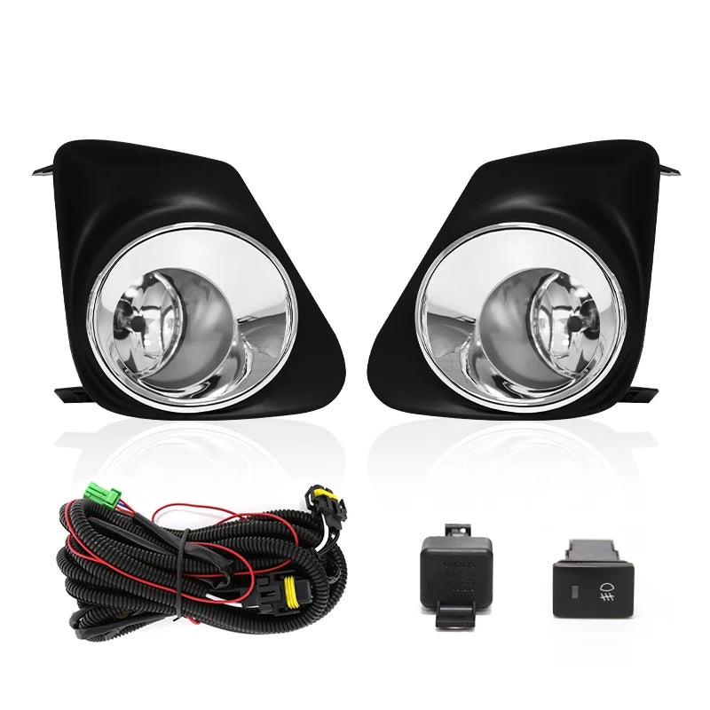 For Toyota Corolla Altis 2011 2012 2013 Fog Light Lamp Daytime Running Chrome Wires Switch | AUTOKITSHOP