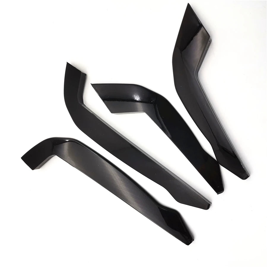 Car Bumper Lip Fin Splitter Spoiler Canard For Ford focus St/st-line MK4 18-21