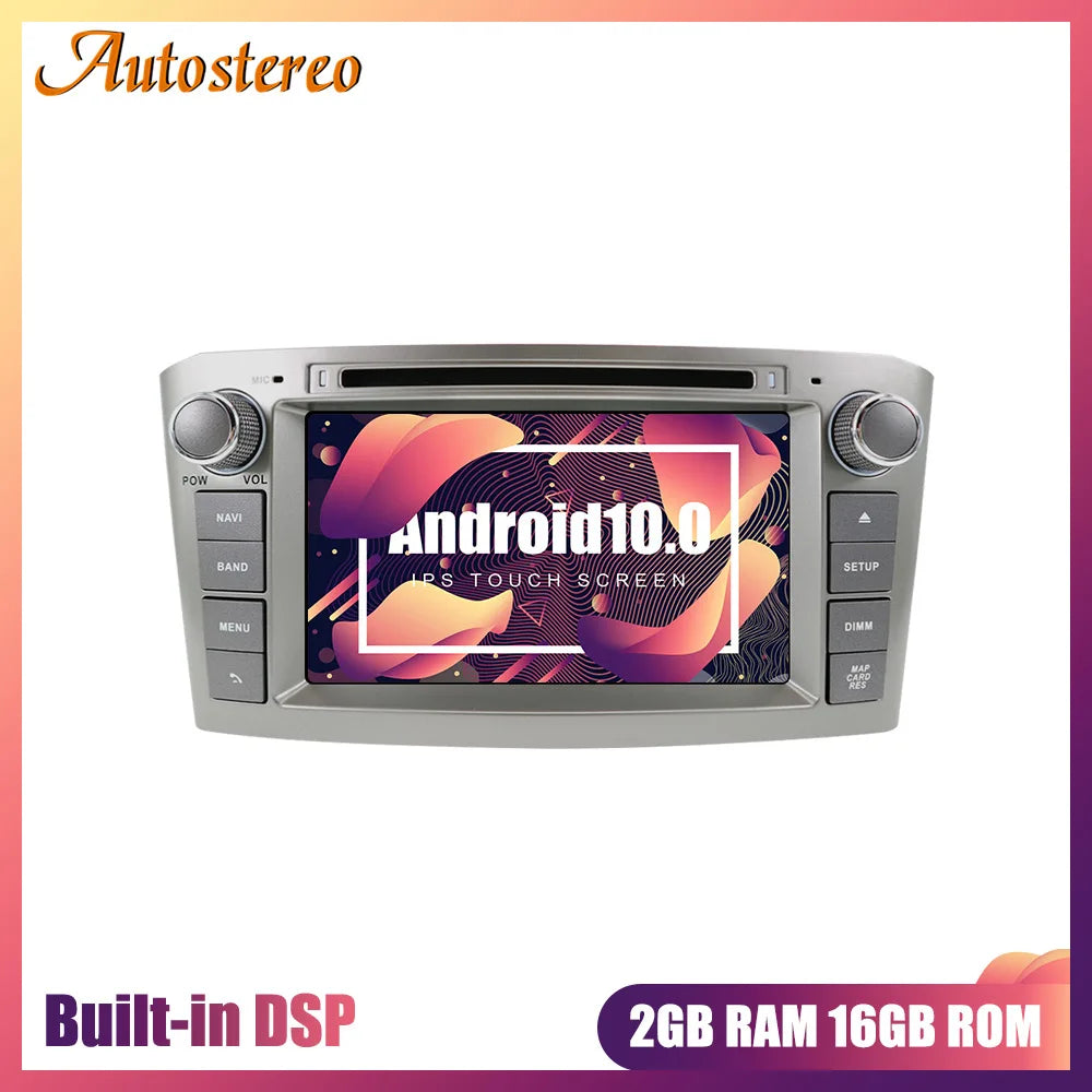Carplay Android 13 For Toyota Avensis 2002-2008 T25 Car DVD Player Auto GPS Navigation mul