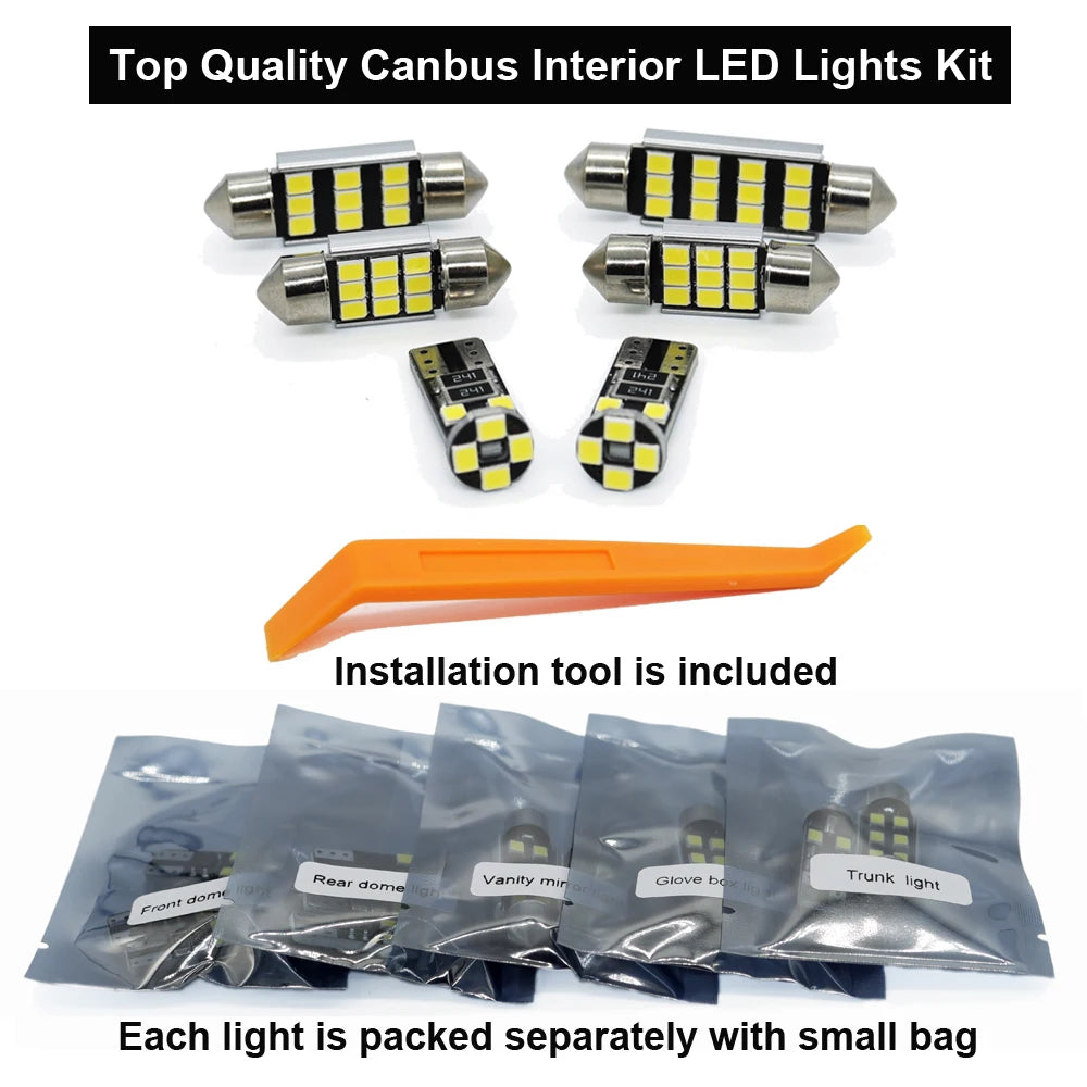 LED Interior Light Kit for Nissan Teana J31 J32 J33 2003-2013 - Canbus Dome Map Door Trunk Bulbs | AUTOKITSHOP