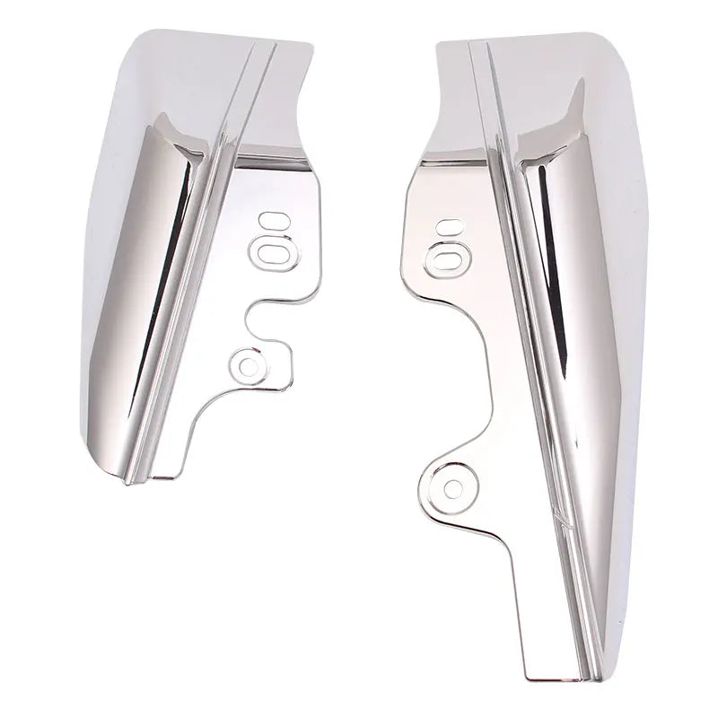 Motorcycle Chrome Mid-Frame Air Deflector For Harley Touring Street Electra Glide Road King FLHR - Automotive LED Light