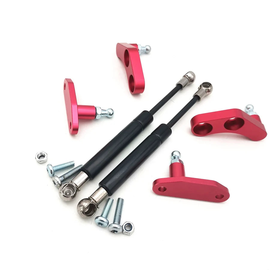 For Can-Am Maverick X3 2017-2020 Black & Red Aluminum Anodized Door Opener Kits