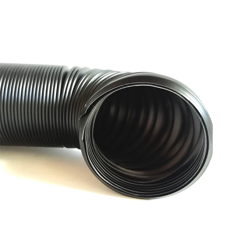 1 Meter x 80mm wide Black flexible cold air hose for car engines air filters induction kit