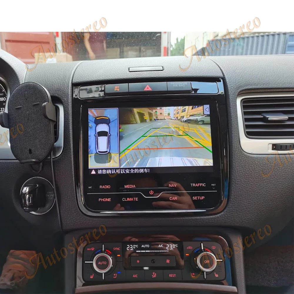 Carplay For VW TOUAREG RNS 850 RCD 550 Android 13 Car DVD Player Multimedia Player GPS Nav