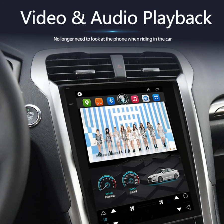 128GB ROM Vertical Screen GPS Navigation For Nissan Bluebird Sylphy Car Stereo Android 14
