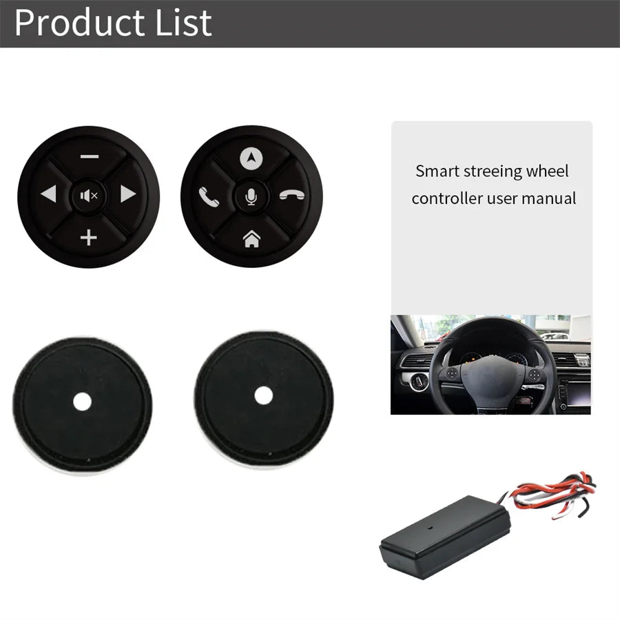 Universal Wireless Car Steering Wheel Control for Aftermarket Stereo Radio DVD