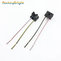 2X H7 Headlight Bulb Socket Outlet Ceramic Lamp Base Car Connector Plug Socket HID H7 Cabl