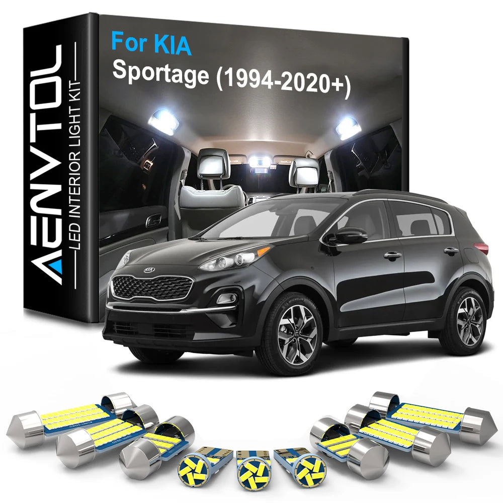 LED Interior Light Kit for KIA KR Sportage QL SL JE KM NB 1994-2011 - Canbus Dome Map Door Trunk Bulbs | AUTOKITSHOP