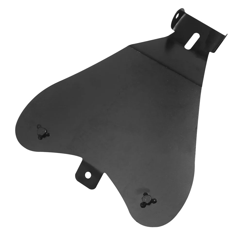 Motorcycle Black Solo Seat Baseplate Bracket Mounting Holder Kit Base Plate Brackets Support Hol - Automotive LED Light