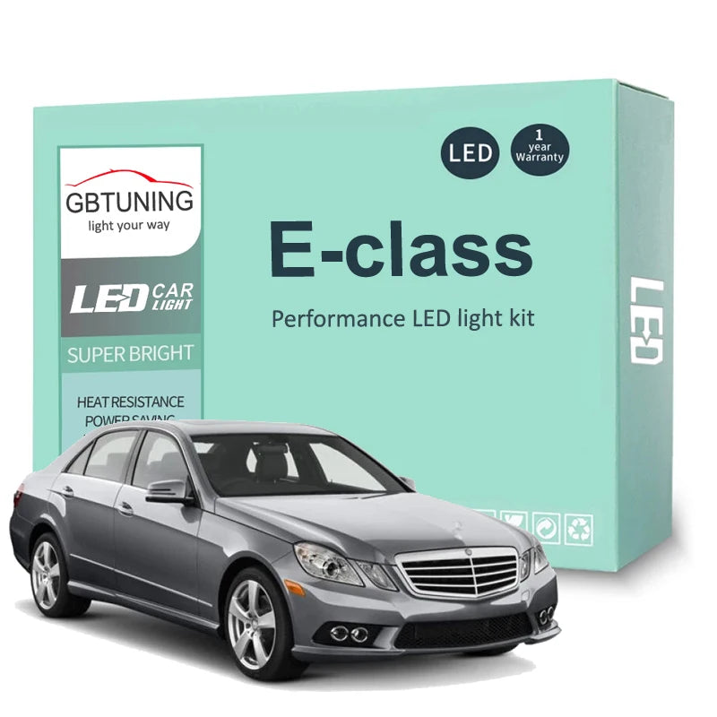 LED Interior Light Kit for Mercedes Benz MB E-Class W210 W211 W212 S210 S211 S212 A207 C207 Car Reading Trunk Lamp Ca...
