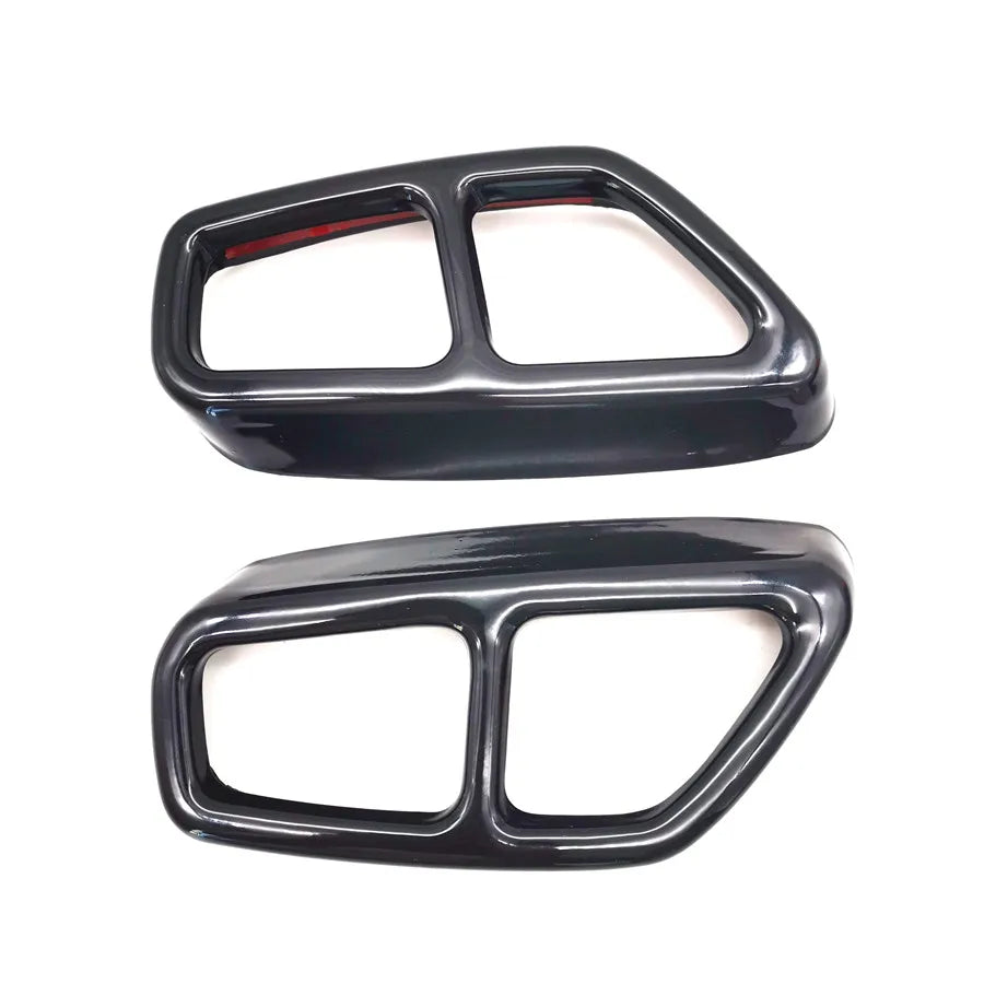 For 2017-2018 BMW 5 Series G30 G31 Rear Dual Exhaust Pipe Muffler Tip Cover Trim
