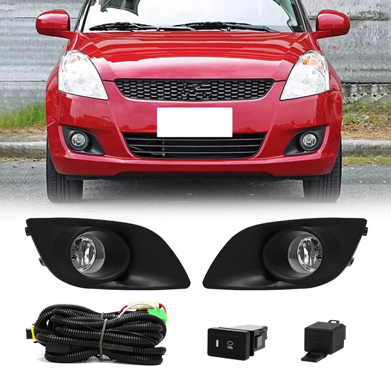 For Suzuki Swift 2011 2012 2013 2014 2015 2016 2017 Car LED Fog Light Day Time Running DRL | AUTOKITSHOP