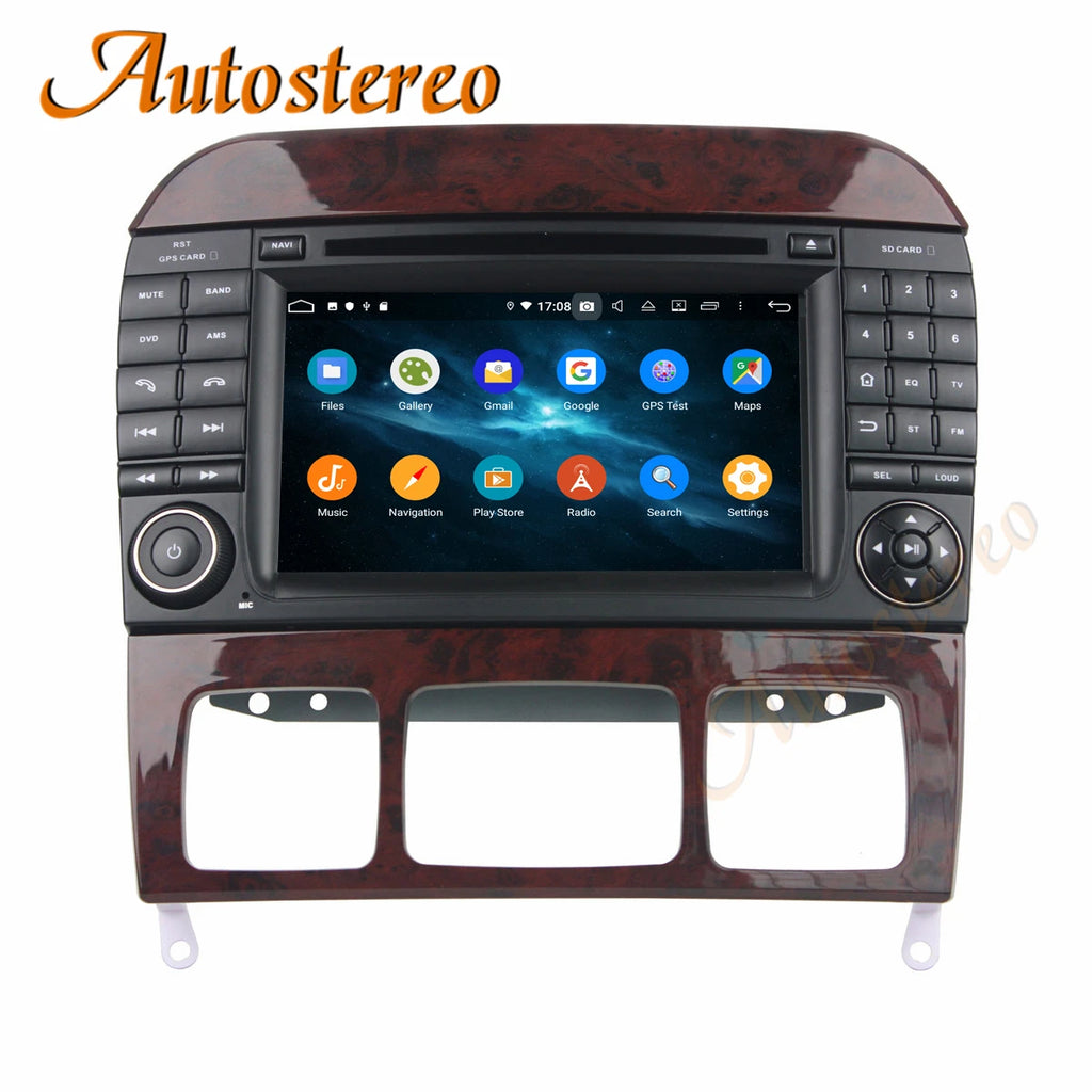 Android 13 8+256GB Car DVD Player GPS Navigation For Mercedes Benz S-Class W220/S280/S320/