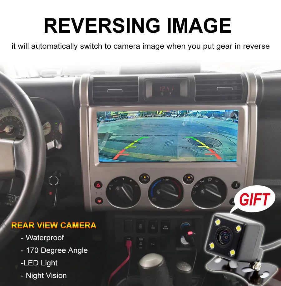 For Toyota FJ Cruiser 2006-2019 Car Android 14 Car Multimedia Radio Video Stereo Carplay G