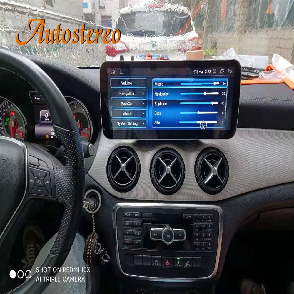 12.3" 1920 720 Android 13.0 256GB For Mercede Benz CLA GLA A Class W176 2013-2019 Car GPS