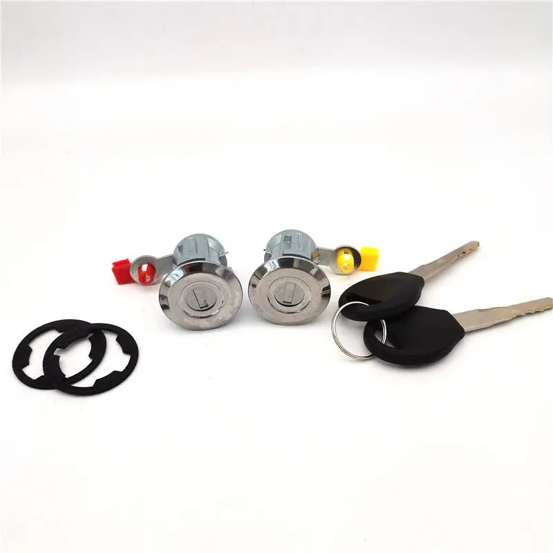 Left+Right Door Lock Cylinder w/Key For Nissan Altima Frontier Pathfinder Xterra