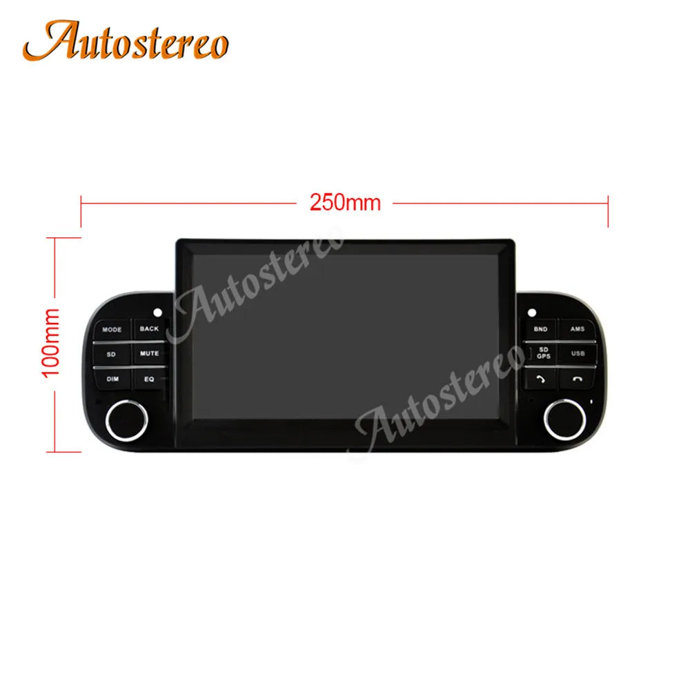 Auto Stereo Android 13 Carplay For Fiat Panda 2013-2020 Car GPS Navigation Multimedia Play