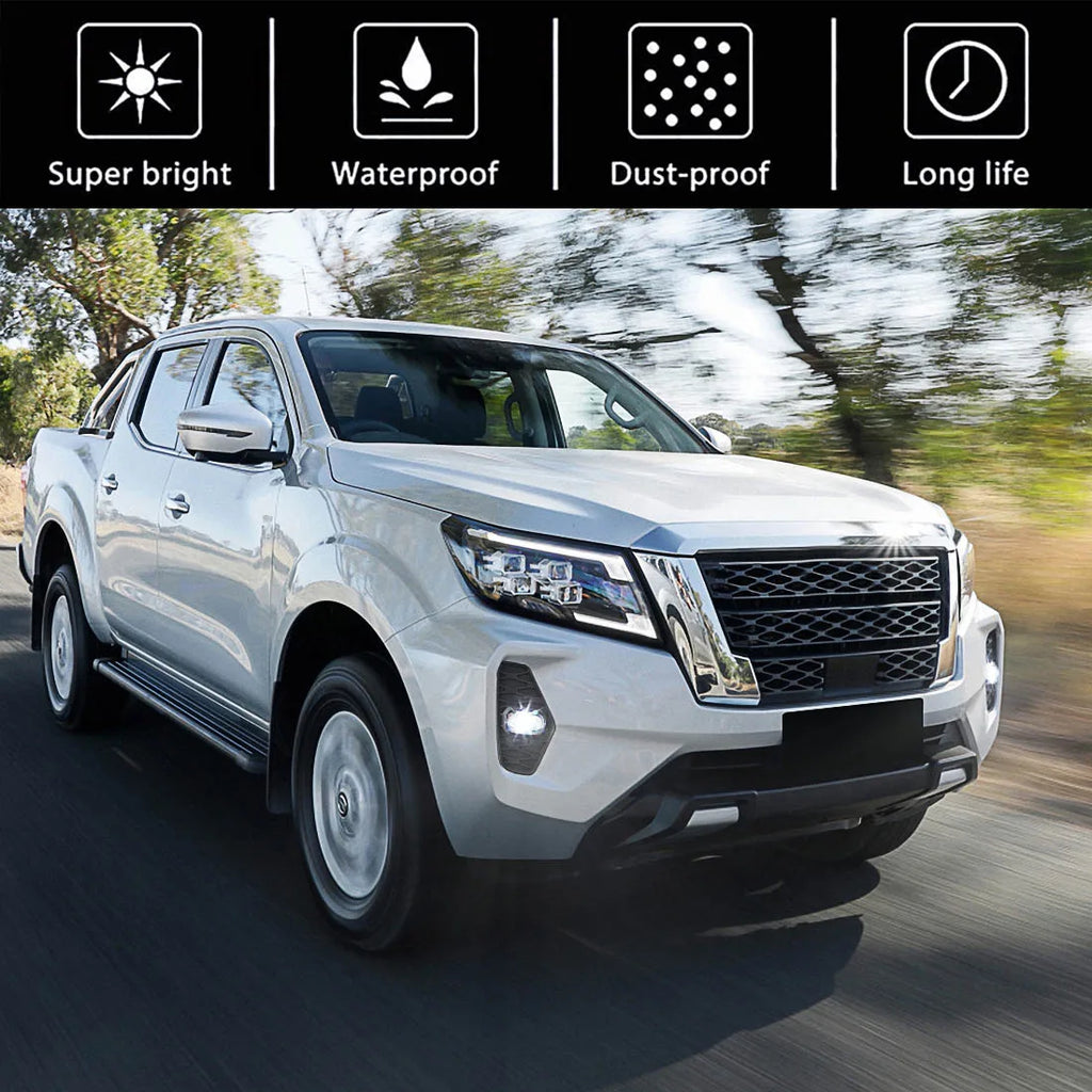 Fog Lamp LED Daytime Running Light Daylight For Nissan Navara 2020 2021 NP300 Nueva Faceli | AUTOKITSHOP