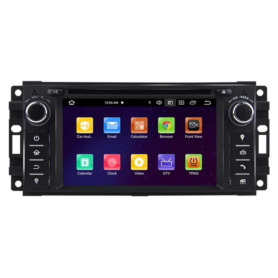 6.2 Inch Car Stereo Radio Android 10 GPS Navi Builtin Carplay 2+32G For Dodge Ram for Chry