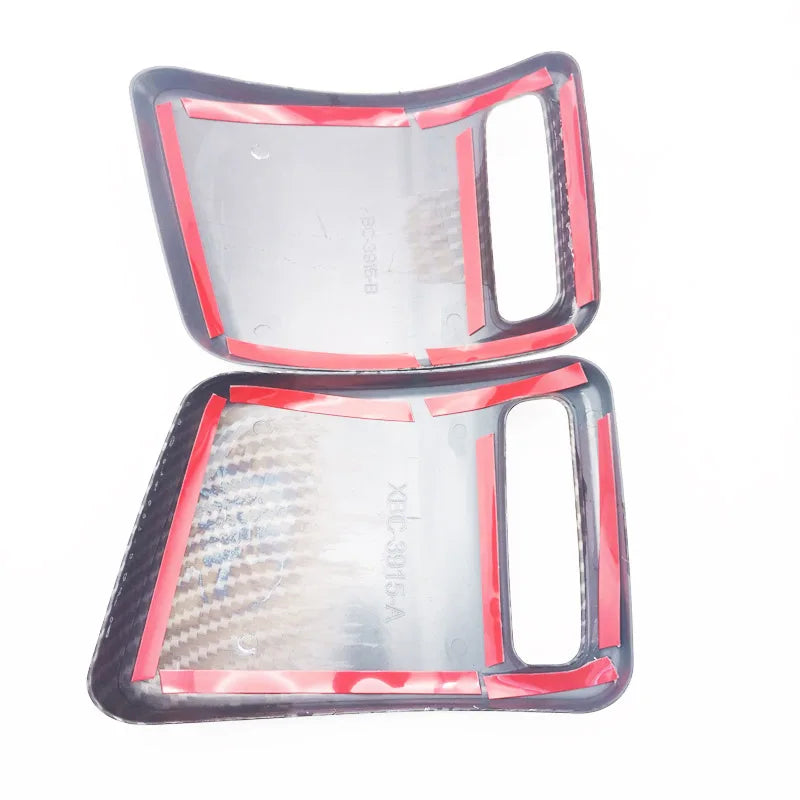 Carbon Fiber Style Rear Tail Light Cover Decoration For Dodge Ram 1500 2019-2021